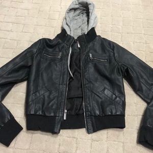 Zip Up “Leather” Jacket